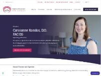 Website Screenshot Carolanne Kondos D.O.