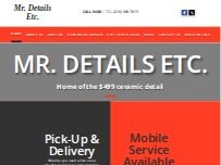 Website Screenshot Mr. Details Etc LLC