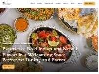 Website Screenshot Family Kitchen - Authentic Indian/Nepalese cuisine