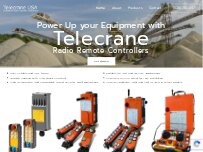 Website Screenshot Telecrane USA