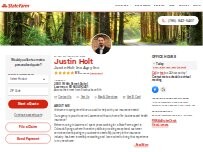 Website Screenshot Justin Holt - State Farm insurance Agent