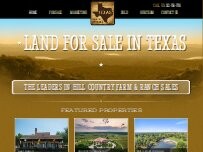 Website Screenshot Texas Ranch Brokers LLC