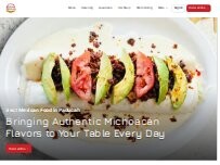 Website Screenshot Mi Lindo Michoacán Mexican Restaurant