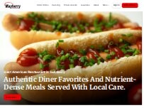 Website Screenshot Mayberry Premium Ice-Cream