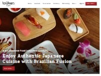 Website Screenshot Touken Sushi - Hunters Creek