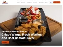Website Screenshot Mighty Wing Shop