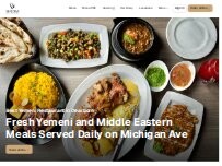 Website Screenshot Sheeba Restaurant