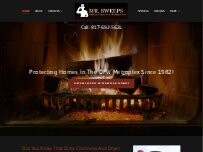 Website Screenshot Mr. Sweep's Chimney Cleaning Service
