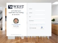 Website Screenshot West Capital Lending - Vincent Gaglione