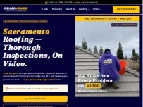 Website Screenshot Grandmark Roofing Sacramento