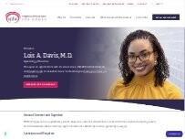 Website Screenshot Lois A. Davis M.D.