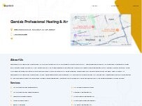 Website Screenshot Garcia's Professional Heating Air