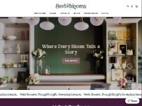 Website Screenshot Bevs Blooms LLC