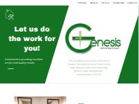 Website Screenshot Genesis Remodeling and Repair