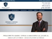 Website Screenshot Adam C. Gynac & Associates LLC