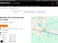 Website Screenshot Batteries Plus
