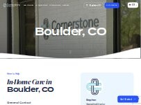 Website Screenshot Cornerstone Caregiving