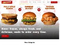 Website Screenshot Time Burger