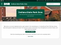 Website Screenshot Canyon Inn at McCormick's Creek State Park