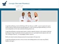 Website Screenshot GEORGIA DISCOUNT PHARMACY
