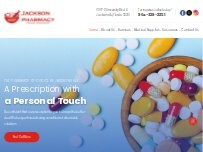Website Screenshot JACKSON PHARMACY