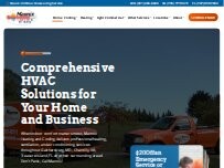 Website Screenshot Mannix Heating and Cooling