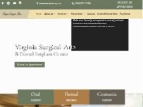 Website Screenshot Virginia Surgical Arts
