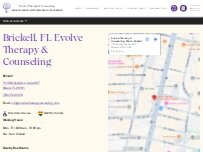 Website Evolve Therapy & Counseling: Miami, Brickell