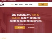 Website Screenshot C&E Painting Llc