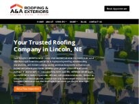 Website A&A Roofing & Exteriors