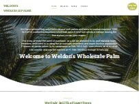 Website Screenshot Weldon's Wholesale Palms