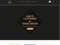 Website Screenshot Kiki's Clothing and Shoe Wear