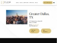 Website Screenshot Flow Therapy Plano