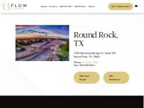 Website Screenshot Flow Therapy Round Rock