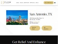 Website Screenshot Flow Therapy San Antonio