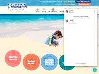 Website Screenshot Collins Dental and Orthodontics