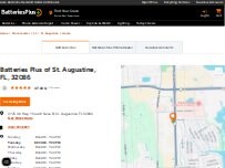 Website Screenshot Batteries Plus