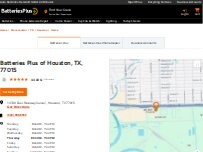 Website Screenshot Batteries Plus