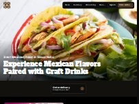 Website Screenshot Aruma Tacos & Tequila