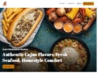 Website Screenshot Charlie T’s Crawfish and Seafood
