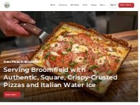 Website Screenshot Rock City Pie and Ice