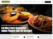 Website Screenshot Udipi Cafe