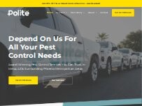 Website Screenshot Polite Pest Control