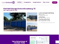 Website Screenshot Curio Storage Rosenberg