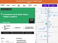 Website Screenshot Caliber Collision