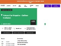 Website Screenshot Caliber Collision