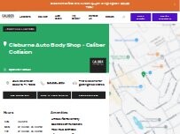 Website Screenshot Caliber Collision