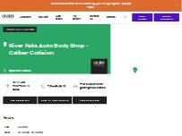 Website Screenshot Caliber Collision