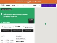 Website Screenshot Caliber Collision