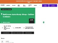 Website Screenshot Caliber Collision